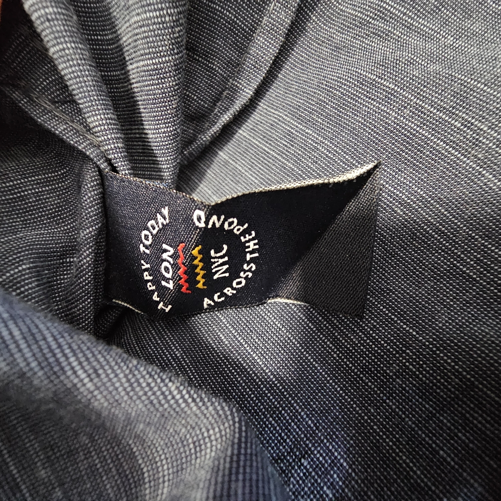 Blue Button-Up Shirt - Picture 5 of 6
